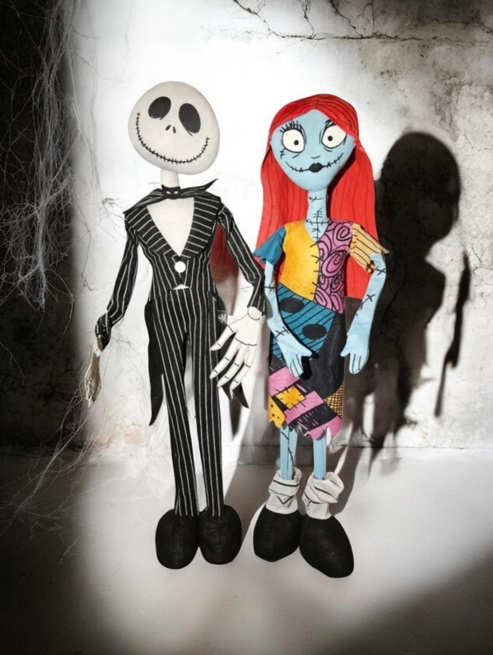 Disney Nightmare Before Christmas 3 ft Jack and sally standing greeters decor